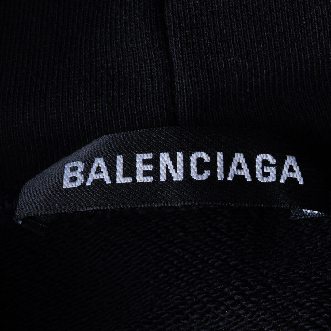 RRP £630 BNWT BALENCIAGA CREW Hoodie M, Kangaroo Pocket, Made In Italy