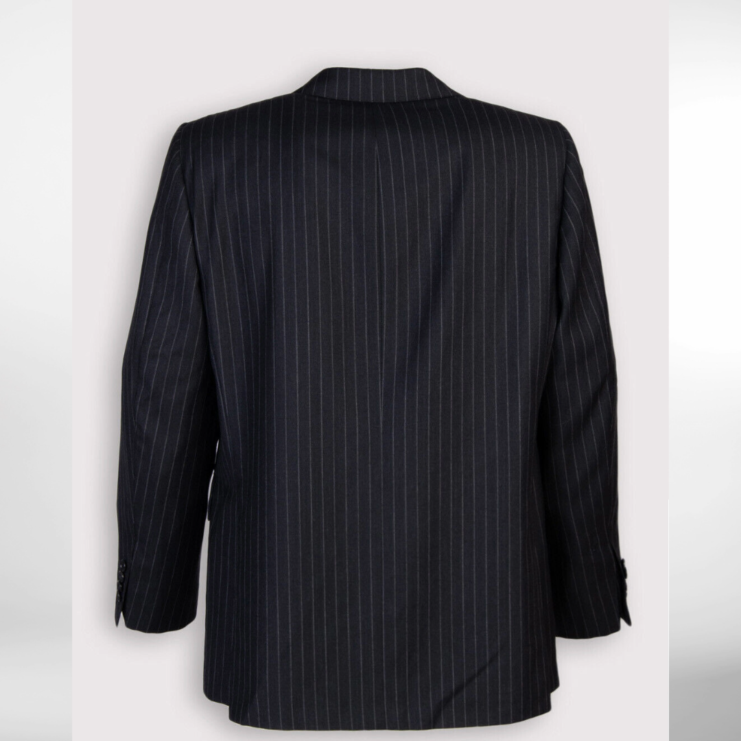 RRP £1500 BNWT SARTORIA PARTENOPEA Suit, Pinstripe, Fully Lined UK42 XL