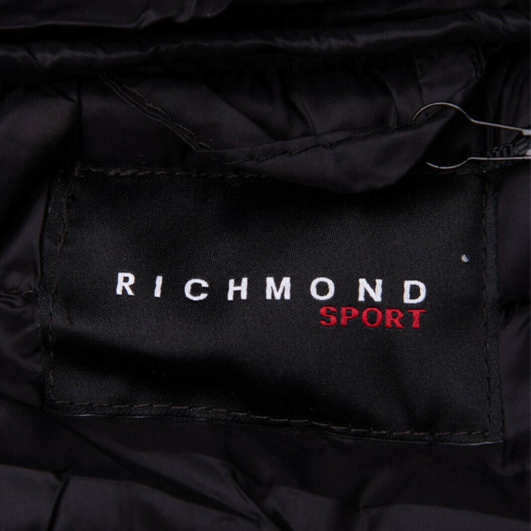 RRP £385 BNWT JOHN RICHMOND Quilted Jacket Size L, Full Zip Hooded