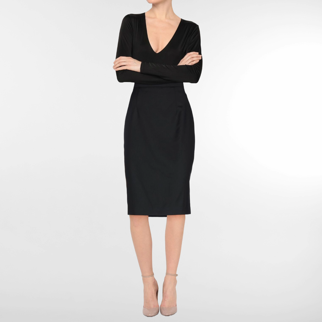 RRP £960 BNWT BURBERRY Wool Pencil Skirt UK22 3XL
