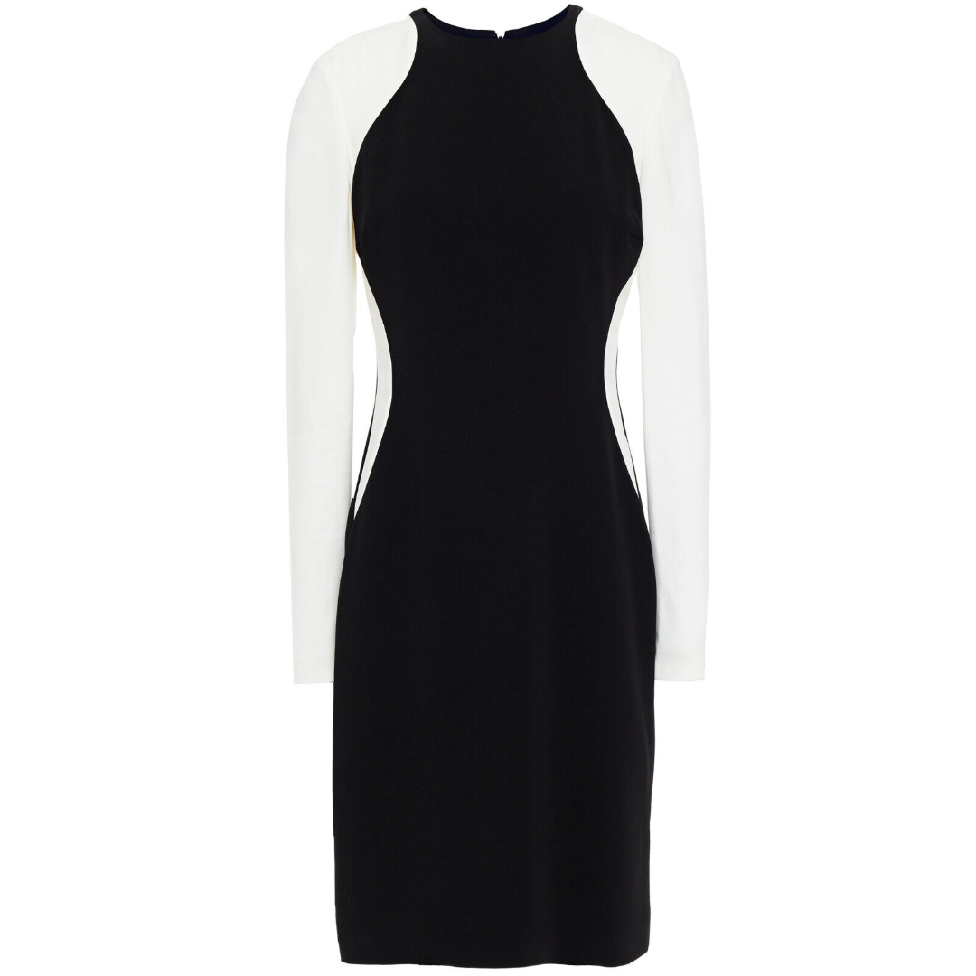 RRP £1540 BNWT STELLA McCARTNEY Sheath Dress Size S UK8 - Stretch Colour Block