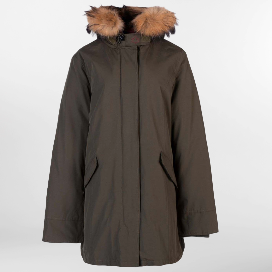 RRP £370 BNWT CANADIAN CLASSIC Men's Down Coat UK20 XXL. Fringed Lining