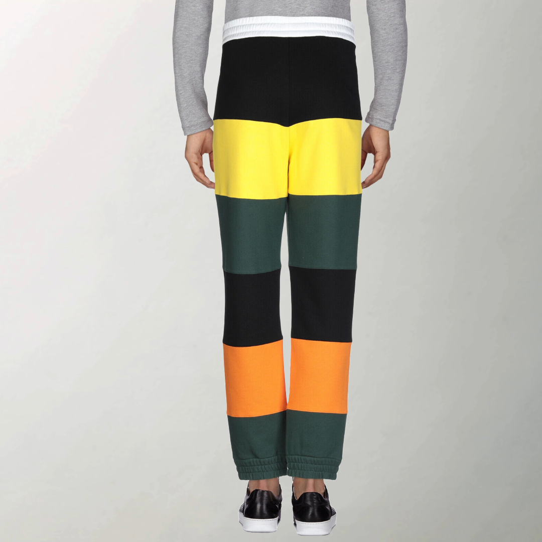 RRP £565 BNWT BURBERRY Lyford Sweat Trousers / Joggers Size L. Colour Block.