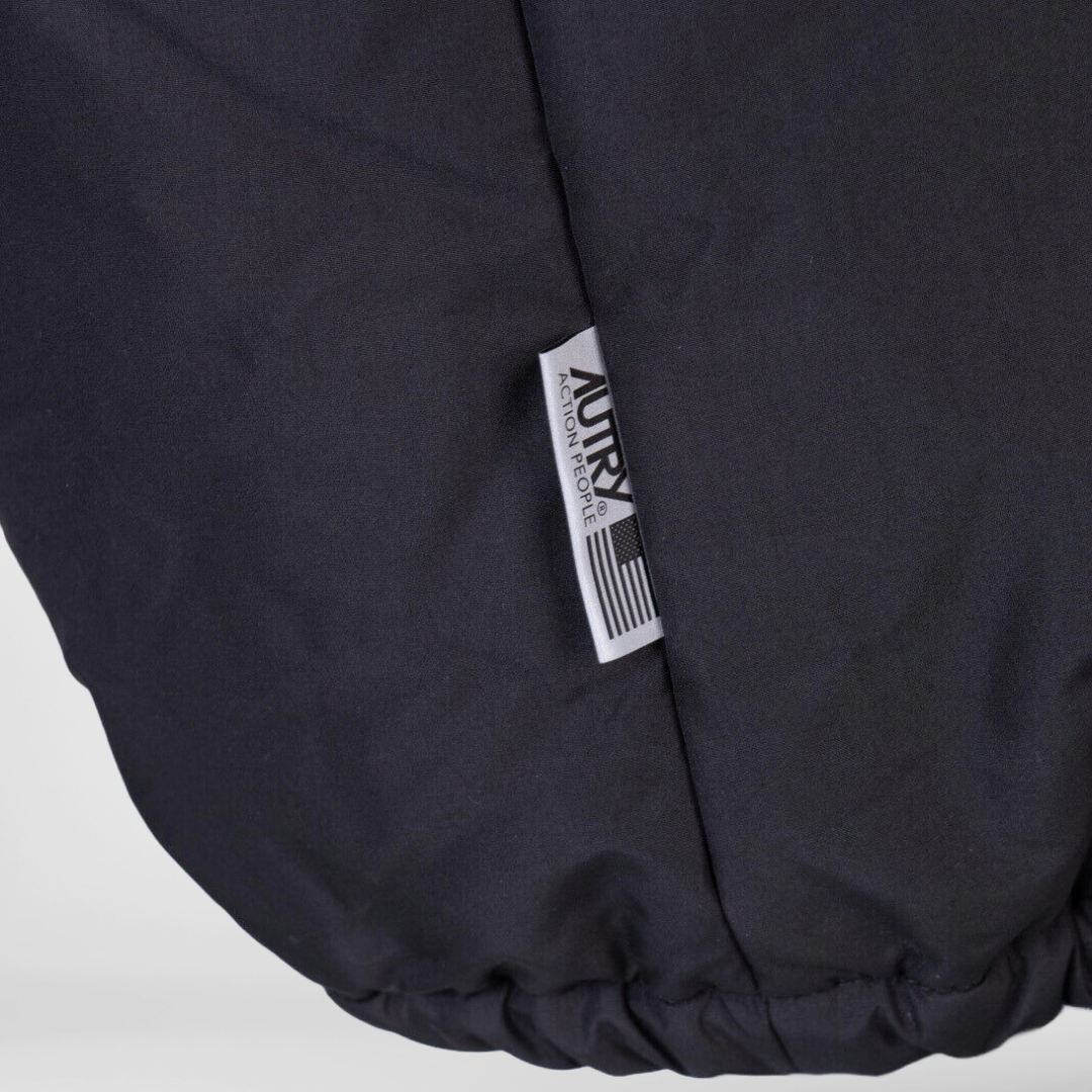 RRP £230 BNWT AUTRY Men's Oversized Jacket Size M - Black - Reflective - Made in Italy