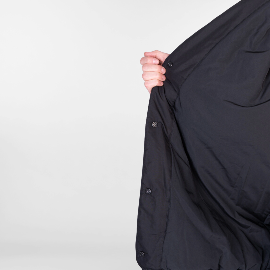 RRP £230 BNWT AUTRY Men's Oversized Jacket Size M - Black - Reflective - Made in Italy