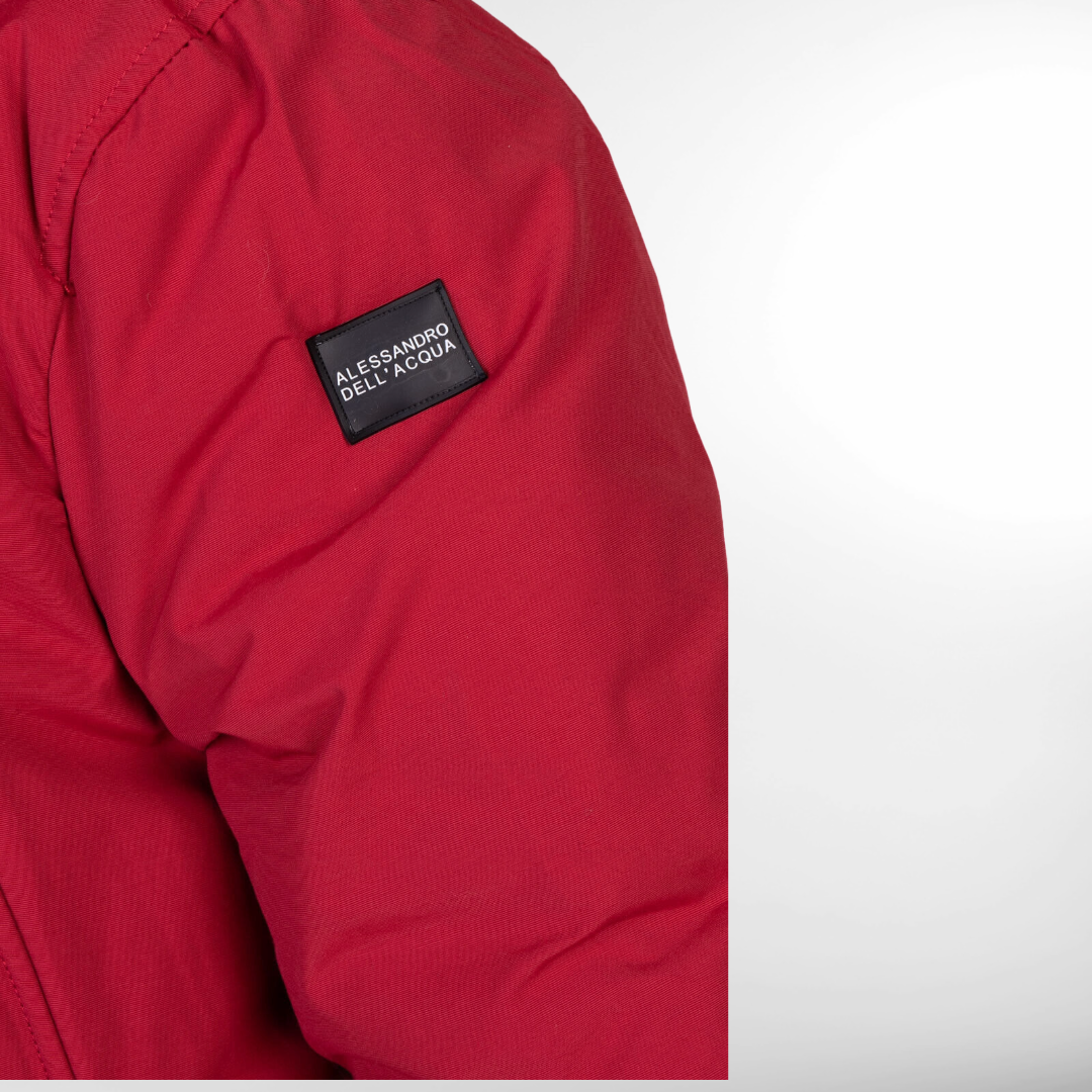 RRP £600 BNWT ALESSANDRO DELL'ACQUA Parka Jacket Size S, Detachable Hood