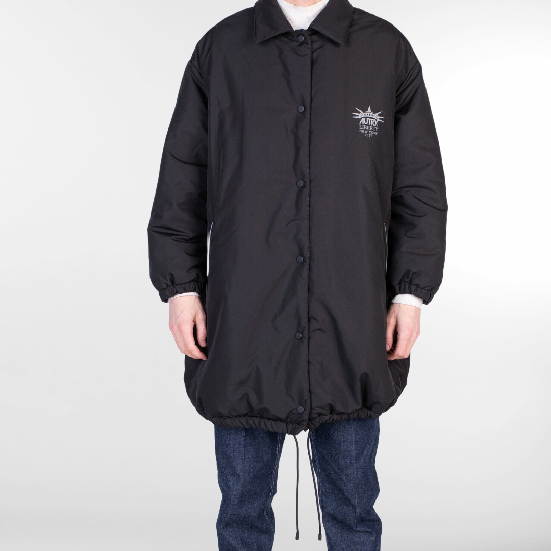 RRP £230 BNWT AUTRY Men's Oversized Jacket Size M - Black - Reflective - Made in Italy