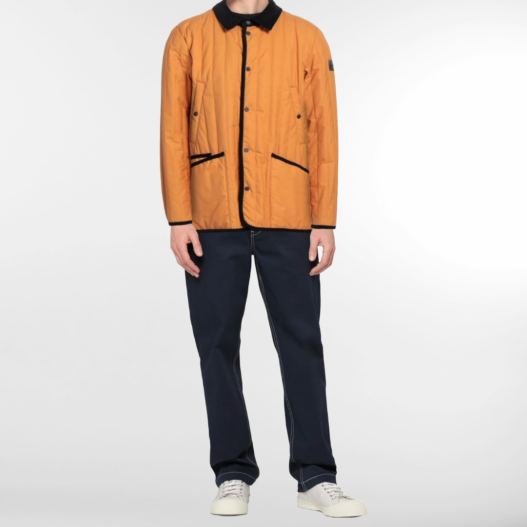 RRP £480 WOOLRICH Overshirt Jacket Size L Breathable, Clo Insulation, Collared