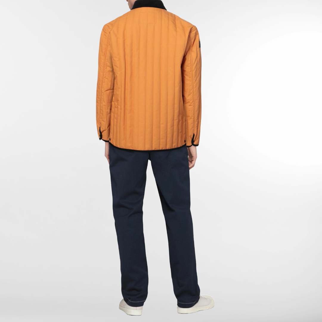 RRP £480 WOOLRICH Overshirt Jacket Size L Breathable, Clo Insulation, Collared