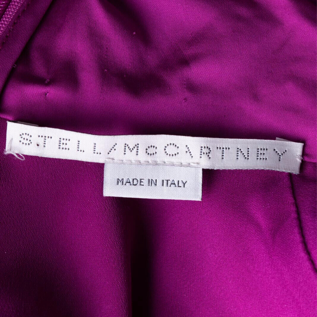 RRP £1495 BNWT STELLA McCARTNEY Mini Bodycon Ruched High Neck Dress Size S UK8