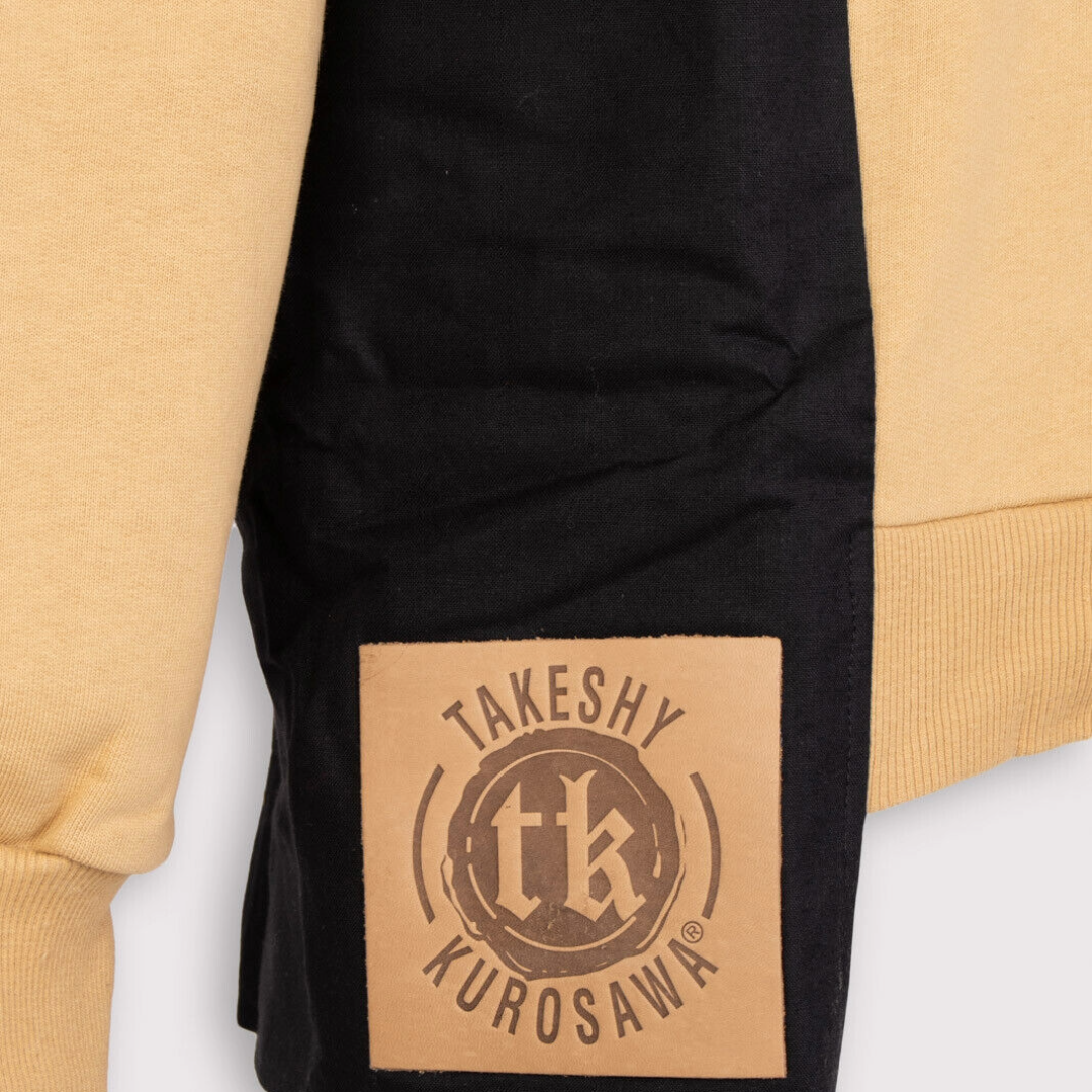 RRP £145 BNWT TAKESHY KUROSAWA HOMME Hoodie Size S, Two-Tone Asymmetric, Made in Italy