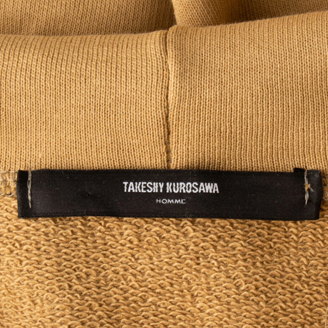 RRP £145 BNWT TAKESHY KUROSAWA HOMME Hoodie Size S, Two-Tone Asymmetric, Made in Italy