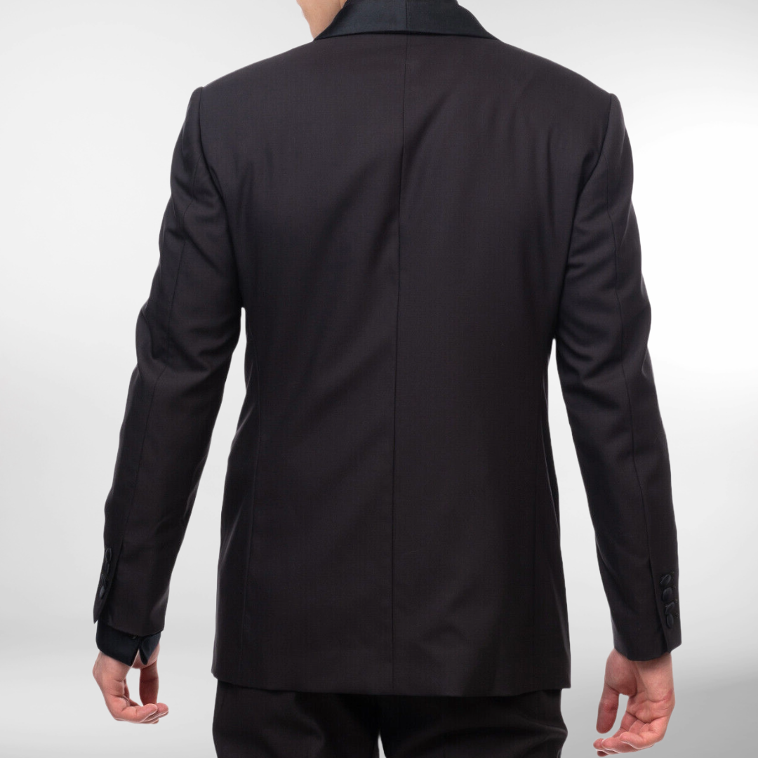 RRP £880 BNWT HACKETT of Mayfair Men's Wool Tuxedo Suit 38R Jacket 32R Trousers, Satin Collar