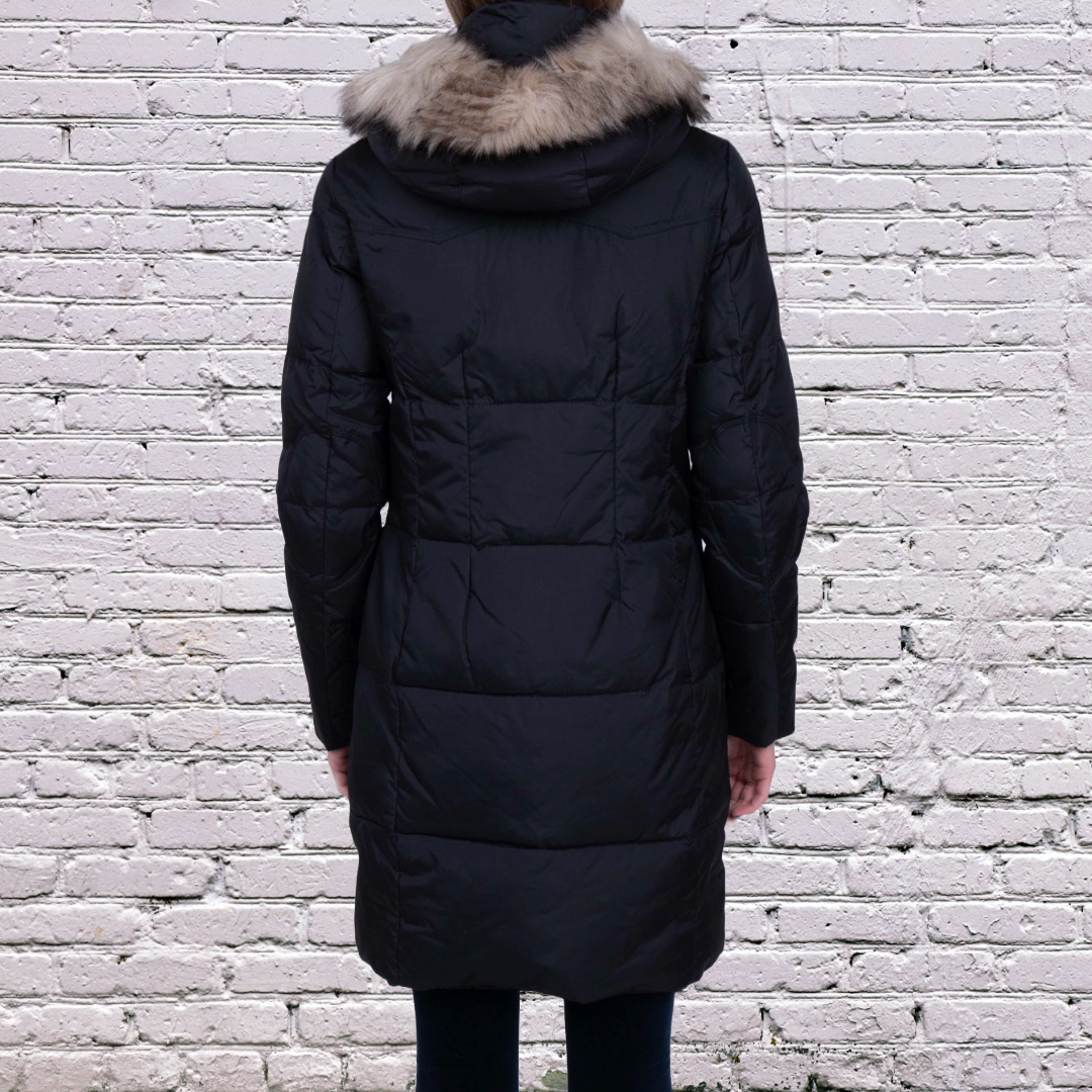 RRP £199 BNWT Designer Womens DKNY Winter Coat XXS Quilted & Padded Ladies