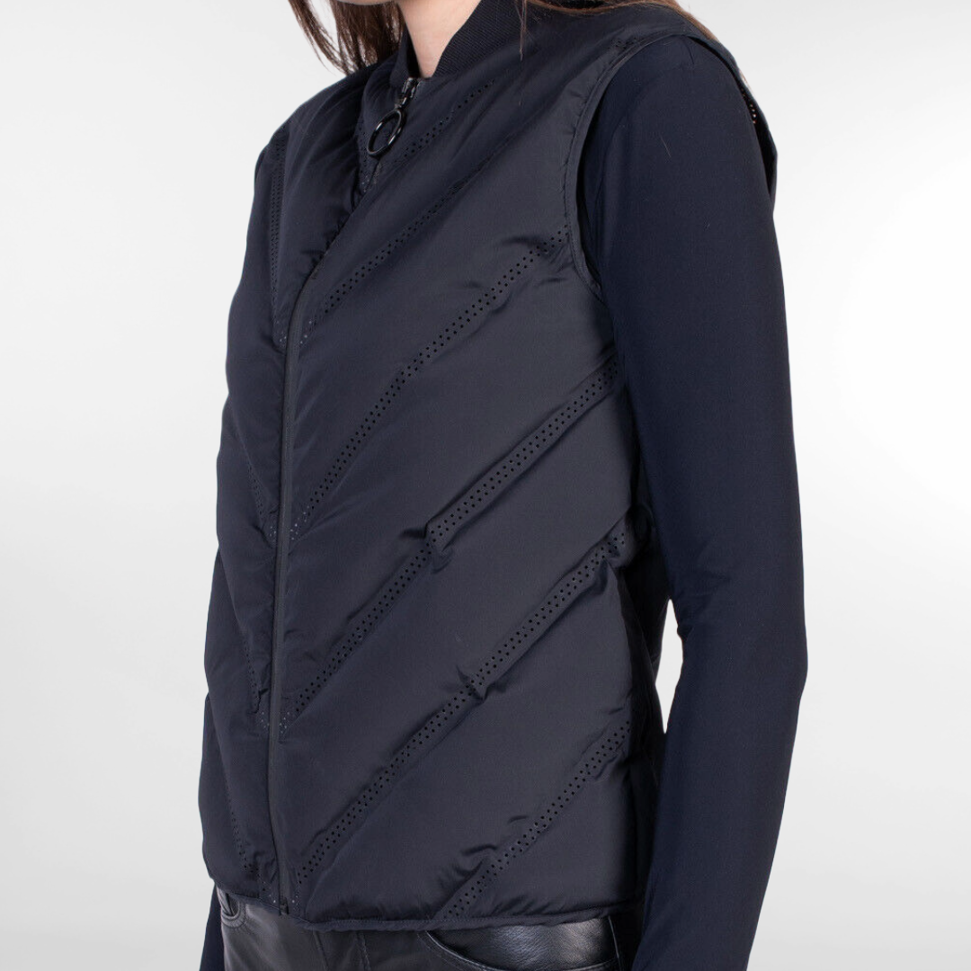 RRP £1327 BNWT OFF-WHITE c/o VIRGIL ABLOH Quilted Gilet Size S