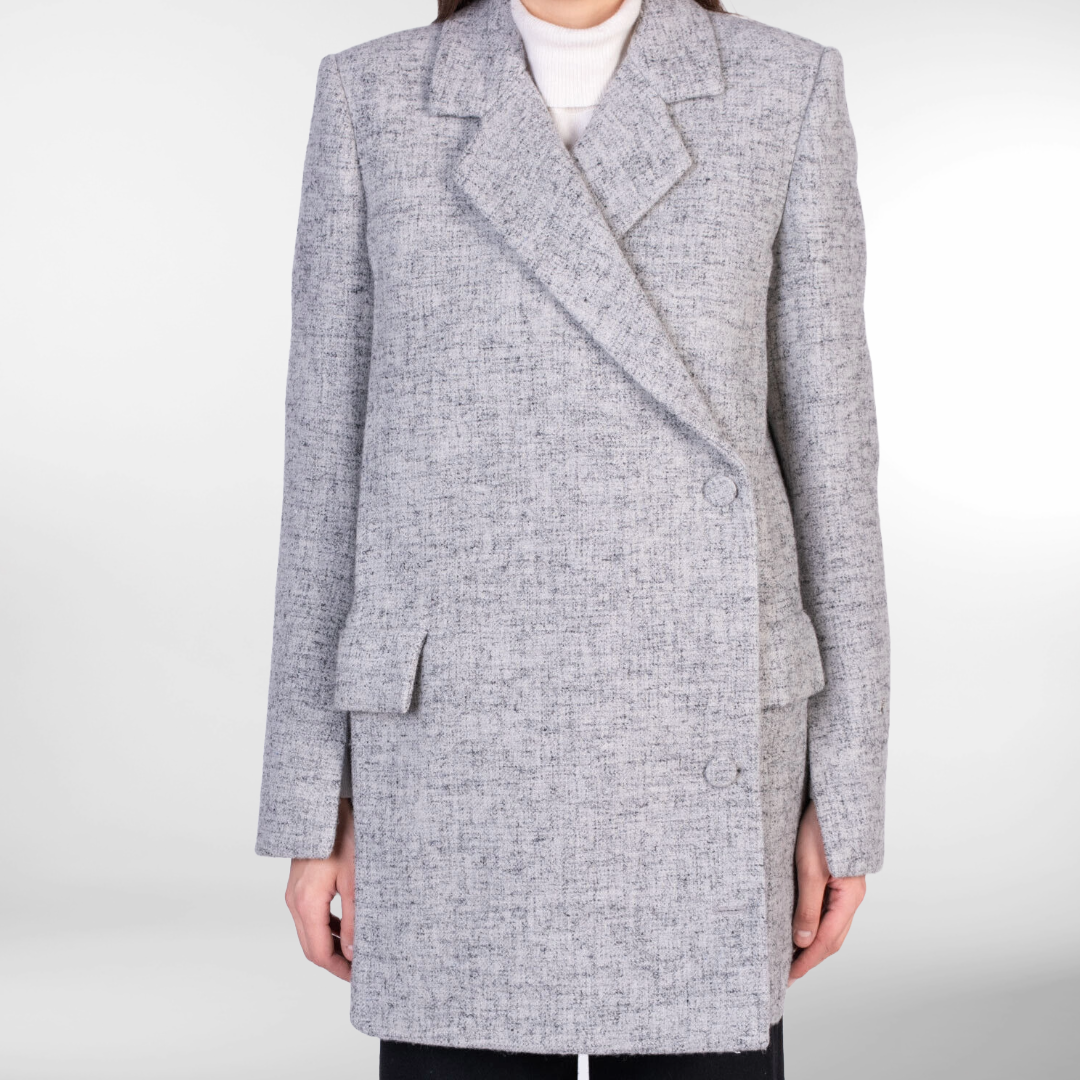 RRP £2000 BNWT OFF-WHITE c/o VIRGIL ABLOH Coat Size S, Single Breasted with Split Cuffs