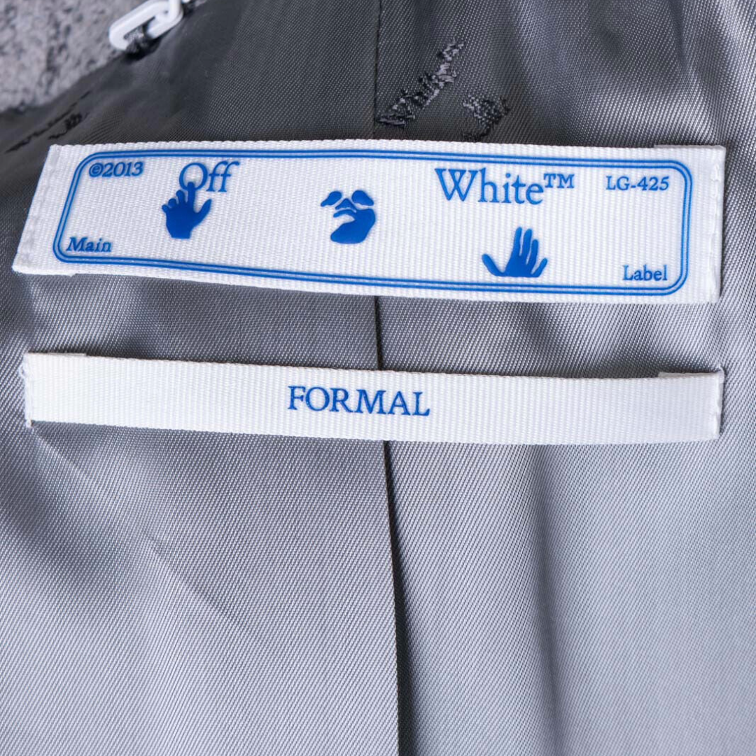 RRP £2000 BNWT OFF-WHITE c/o VIRGIL ABLOH Coat Size S, Single Breasted with Split Cuffs