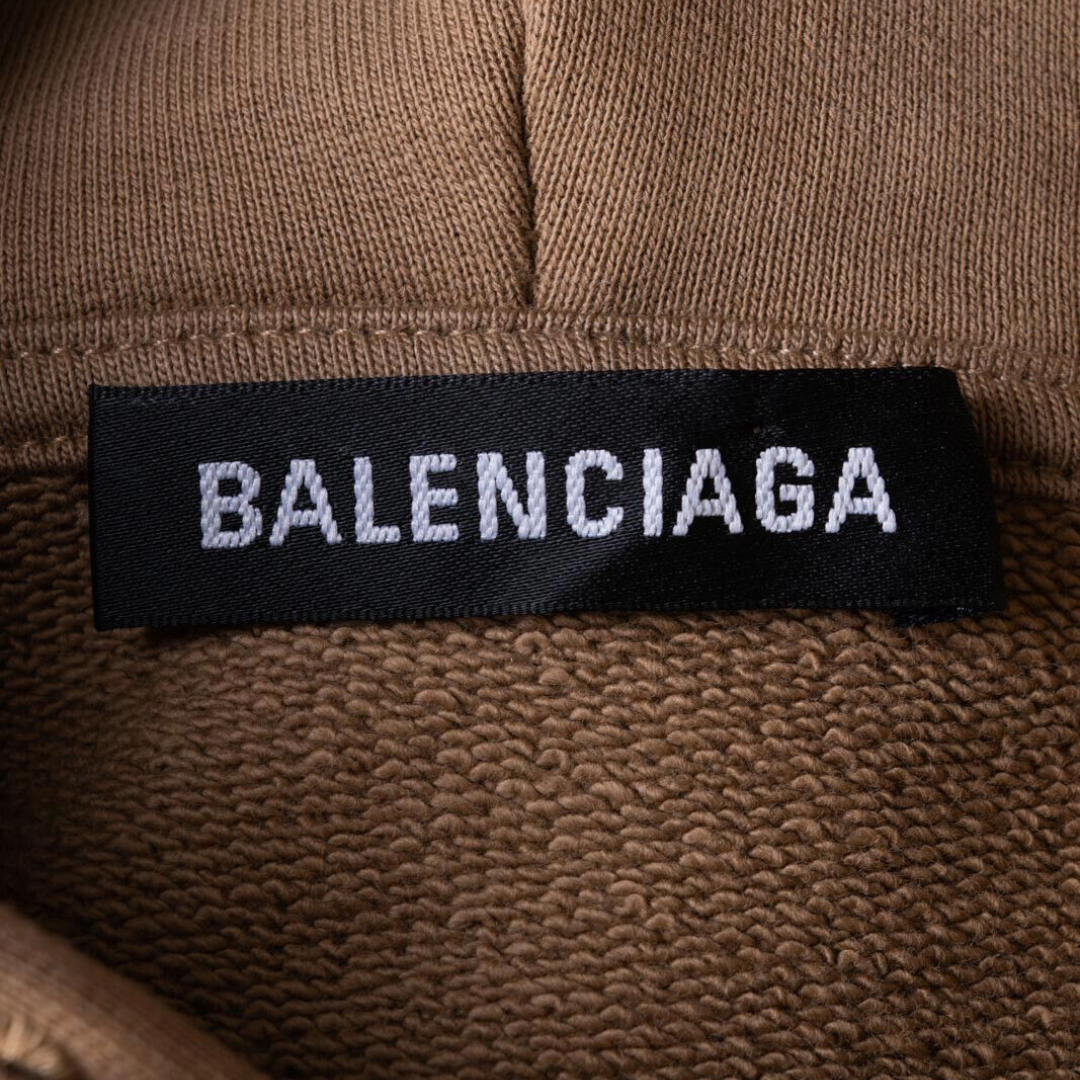 RRP £680 BNWT BALENCIAGA Oversized Hoodie M, Printed Logo