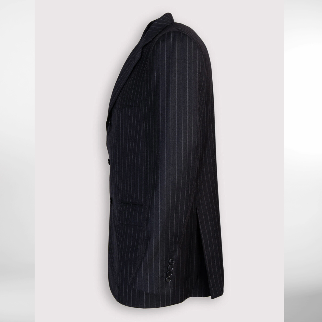 RRP £1500 BNWT SARTORIA PARTENOPEA Suit, Pinstripe, Fully Lined UK42 XL
