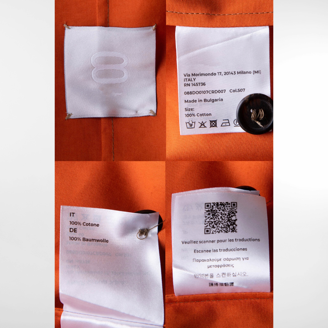 RRP £180 BNWT 8 Mac Coat Size M. Unlined Knee Length Single Breasted, Collared