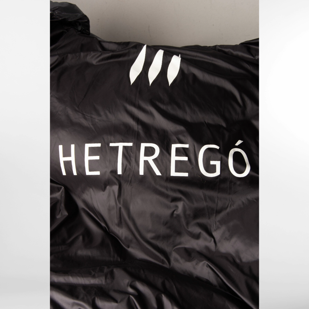 RRP £460 BNWT HETREGO' Silver Down Quilted Coat Size L. Water Repellent
