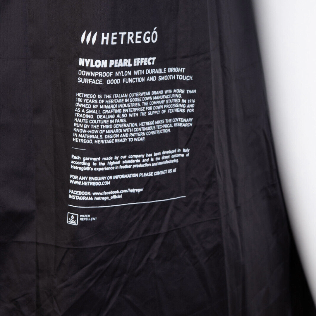 RRP £460 BNWT HETREGO' Silver Down Quilted Coat Size L. Water Repellent
