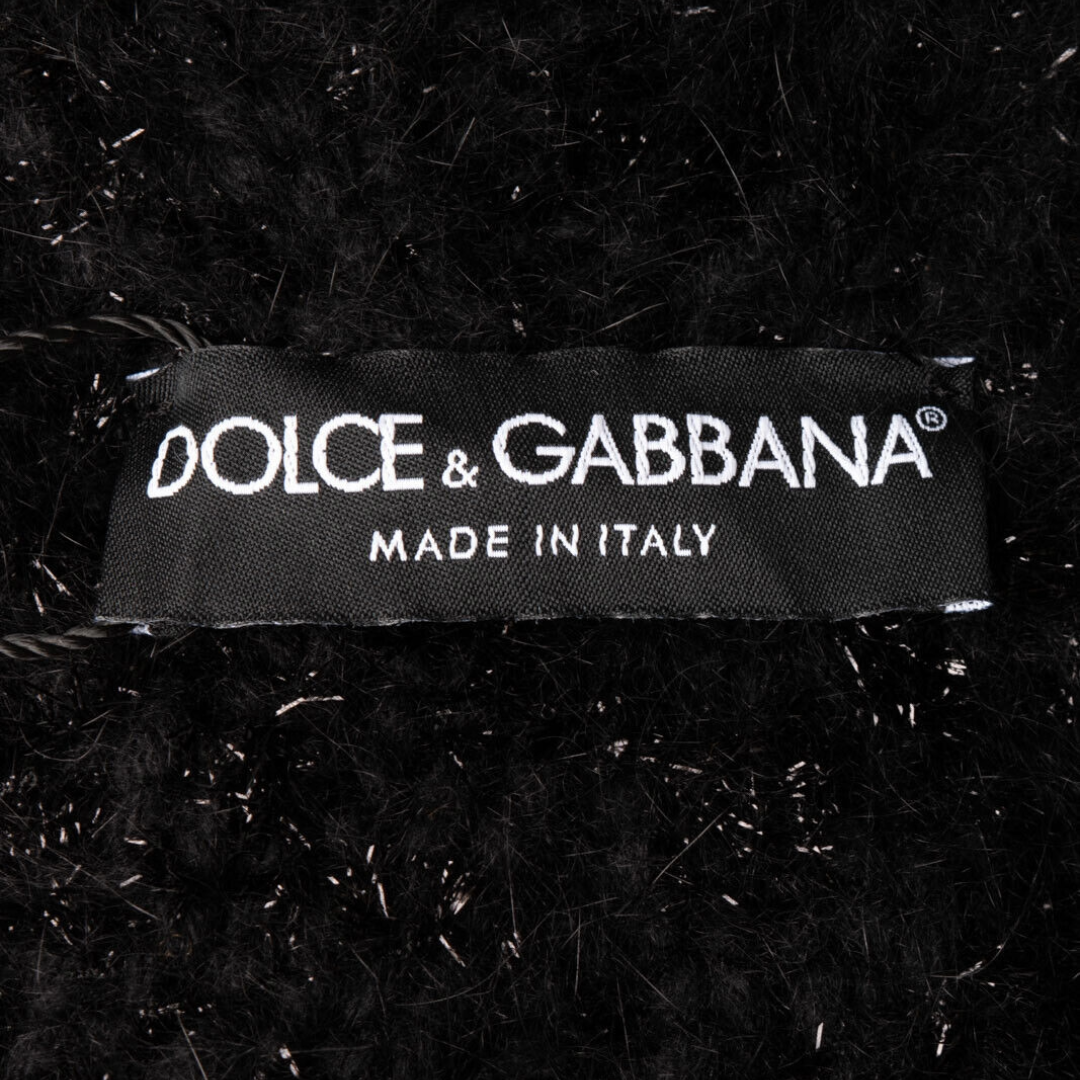 RRP £1085 BNWT DOLCE & GABBANA Cardigan - Cashmere & Angora Wool Blend UK4 XXS