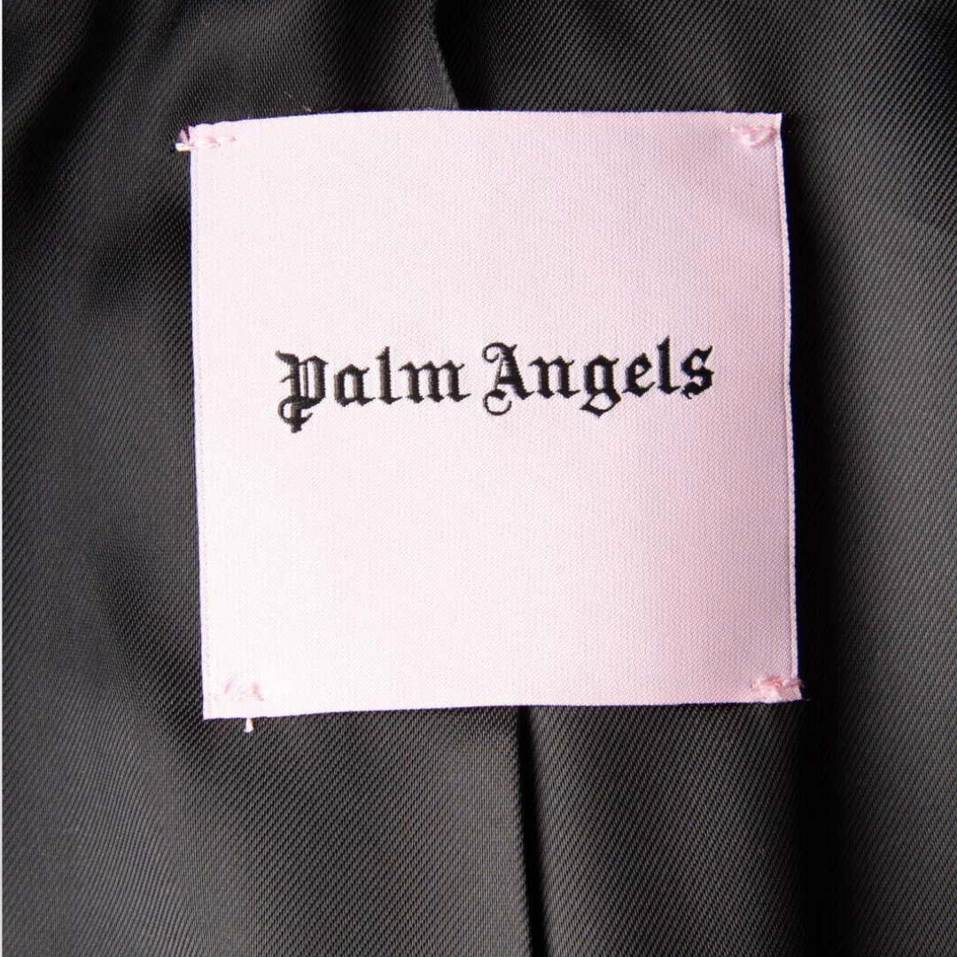 RRP £1045 BNWT PALM ANGELS Military Style Overcoat. Size M. Cashmere & Wool Blend