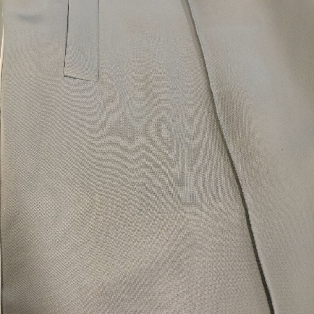 RRP £400 BNWT OFF-WHITE Womens Satin Track Trousers, Blue Seam Front, UK8 Size S